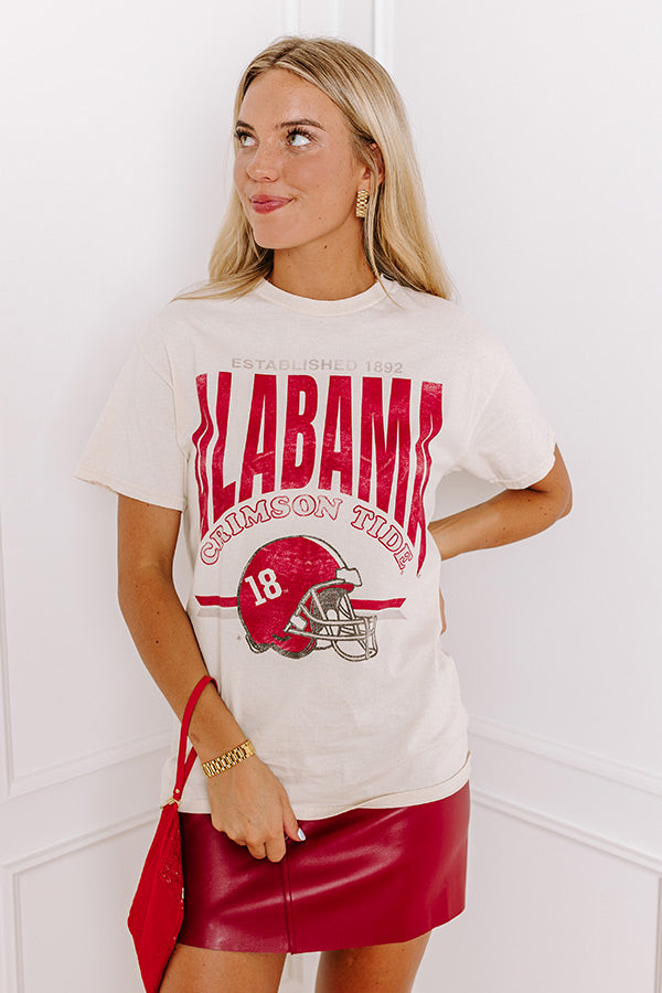 Premium Alabama Crimson Tide Vintage Graphic Tee