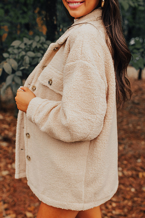 Ultimate Cozier Than Ever Sherpa Jacket - Light Iced Latte