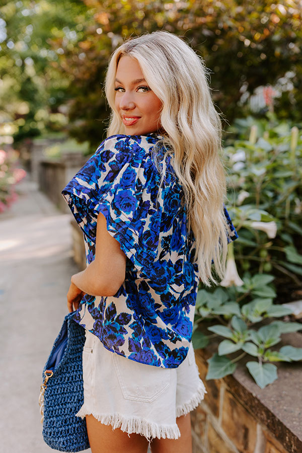 Premium Floral Chic Top