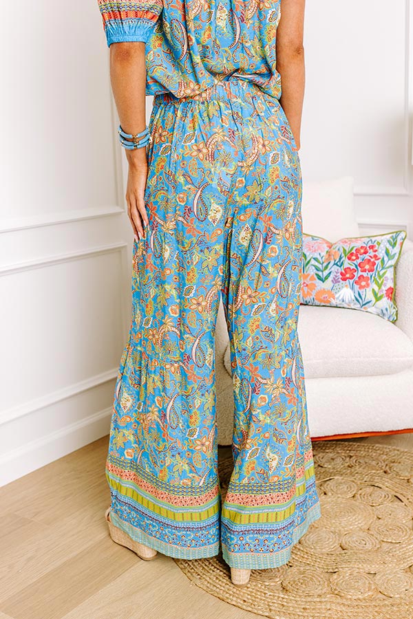 Ultimate Boho Chic High Waist Floral Pants