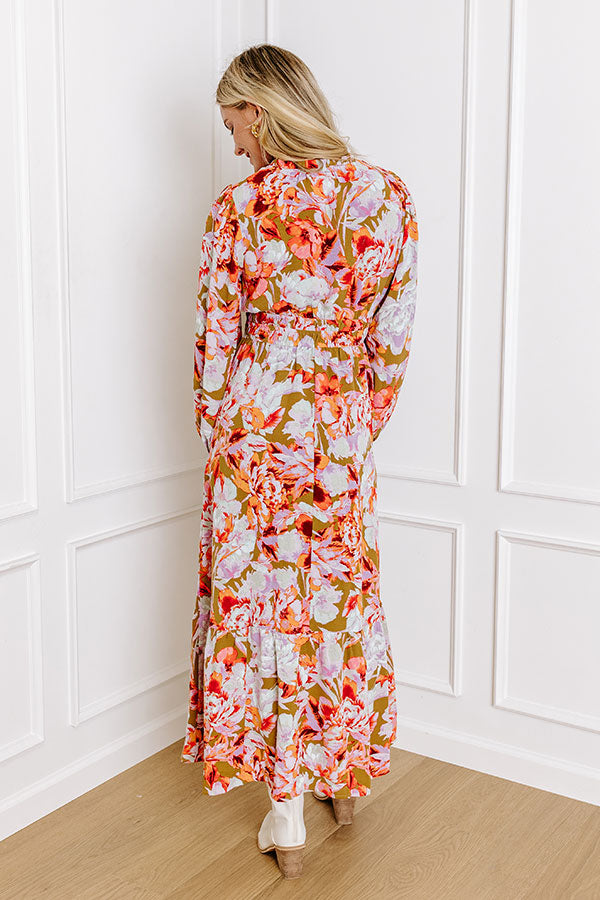 Ultimate Peony Please Maxi Dress - Floral Elegance Redefined