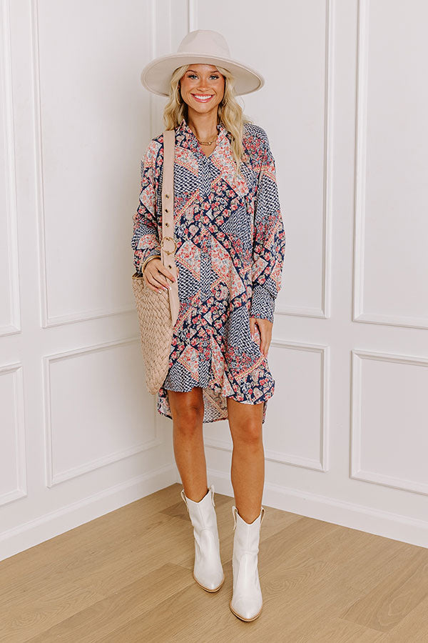 Premium Floral Mini Dress – Ultimate Southern Charm