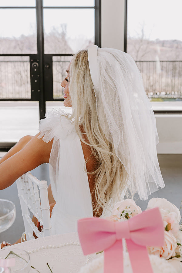 Ultimate Bridal Elegance: Embellished 'Bride' Veil Headband