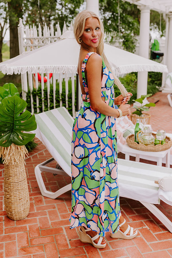 Ultimate Vacay Midi Dress - Floral Elegance