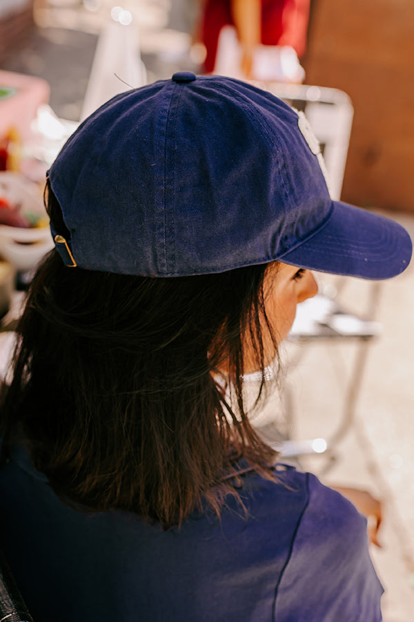 Premium Game Day Baseball Cap - Navy Blue