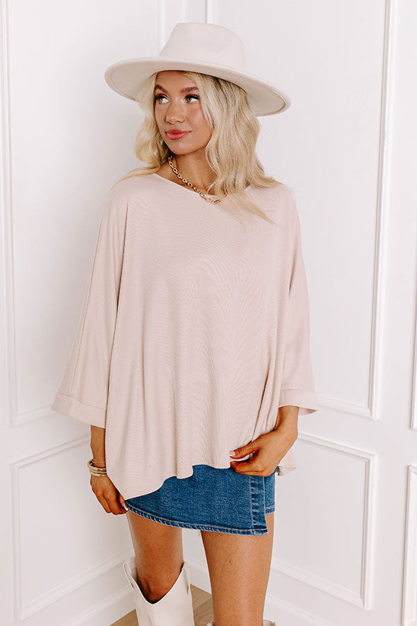 Premium Beige Shift Top - Ultimate Wardrobe Essential