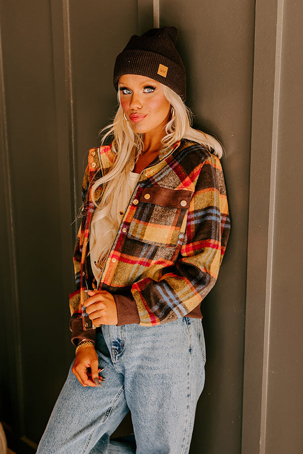 Premium Mountain View Plaid Jacket - Ultimate Comfort & Style