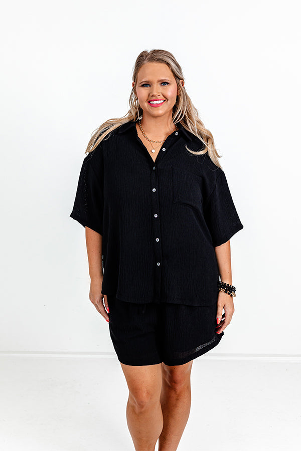 Premium Chill Touch Button-Up Top for Effortless Style
