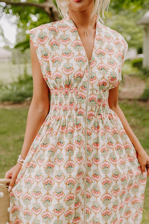 Ultimate Sunshine Floral Midi Dress