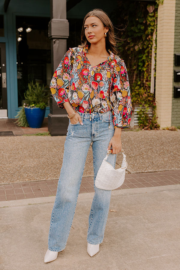 Premium Floral Ruffle Top - Ultimate Style Upgrade