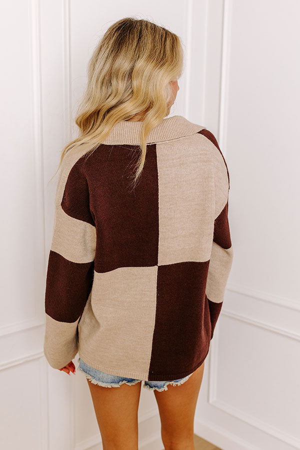 Ultimate Sophistication Colorblock Sweater - Timeless Style & Comfort