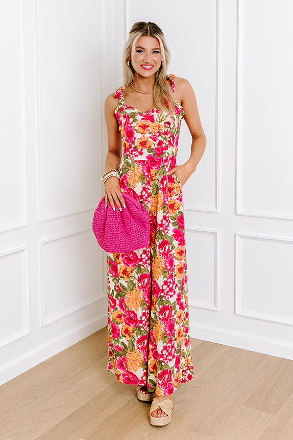 Premium Floral Linen Jumpsuit - Ultimate Style Upgrade