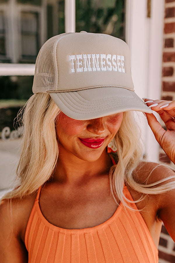 Premium Tennessee Embroidered Trucker Hat - State Pride Edition