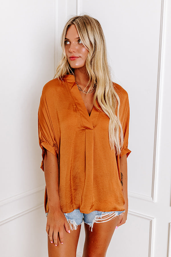Premium Camel Shift Top: Ultimate Chic Style