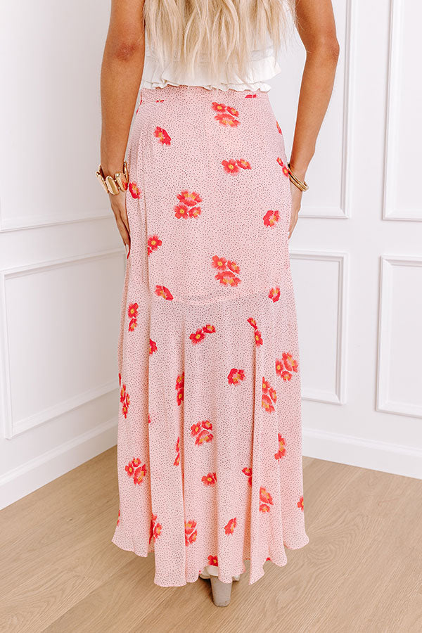 Ultimate Only Sunshine Floral Skirt in Rose Quartz - Easter Essential