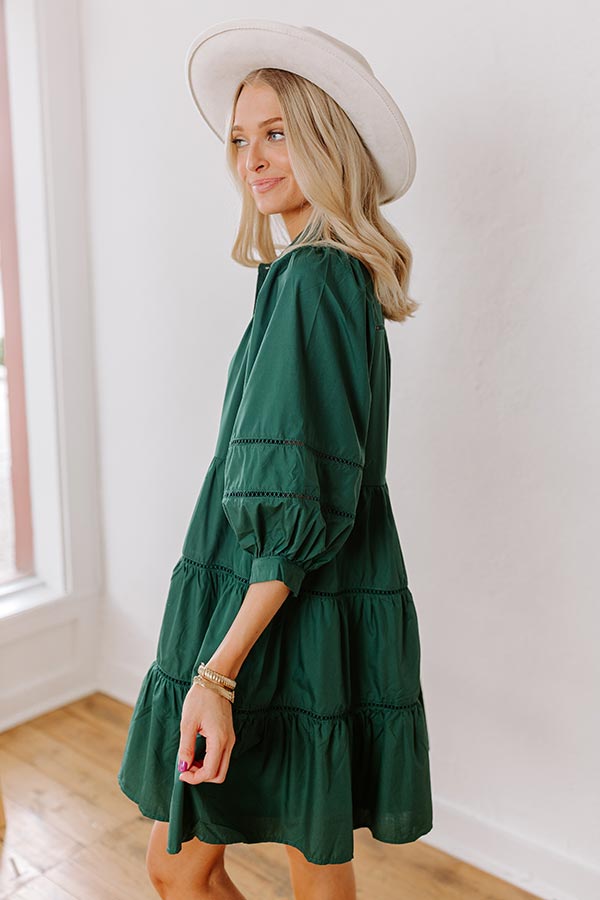 Ultimate Charm Crochet Mini Dress