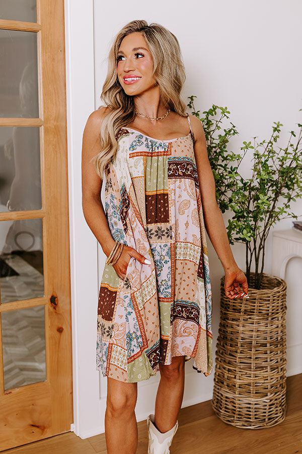 Ultimate Boho Shift Dress - Iced Latte by Salty Breeze