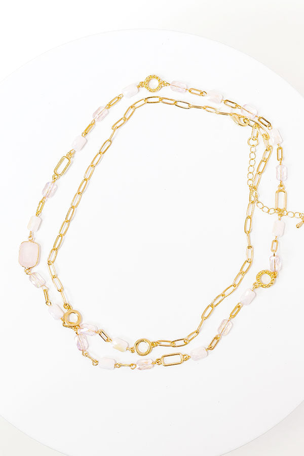 Ultimate Glamour Pink Necklace - Premium Statement Piece