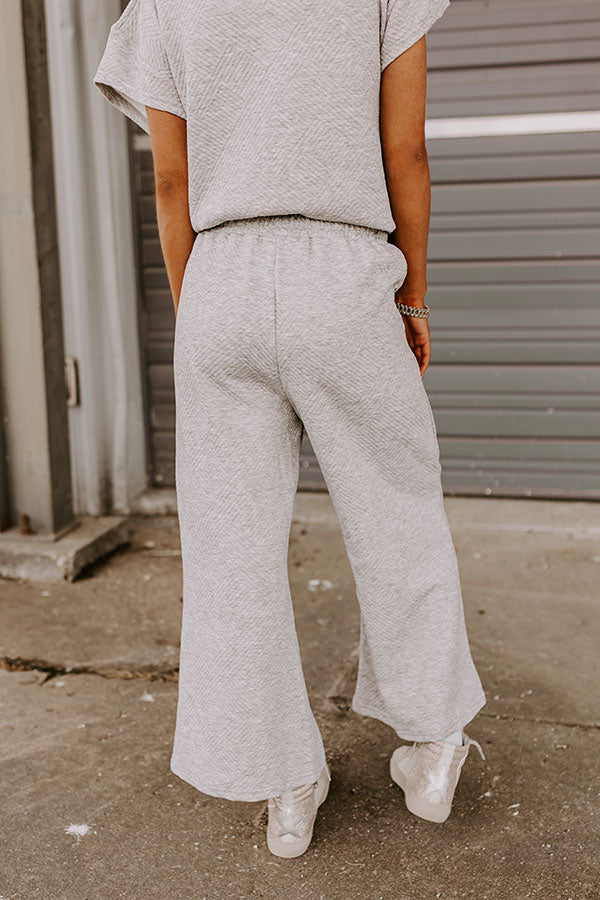 Premium High Waist Trousers in Grey - Ultimate Casual Chic