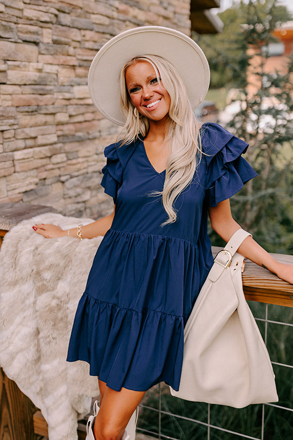 Ultimate Navy Mini Dress - Sharp Witted Style