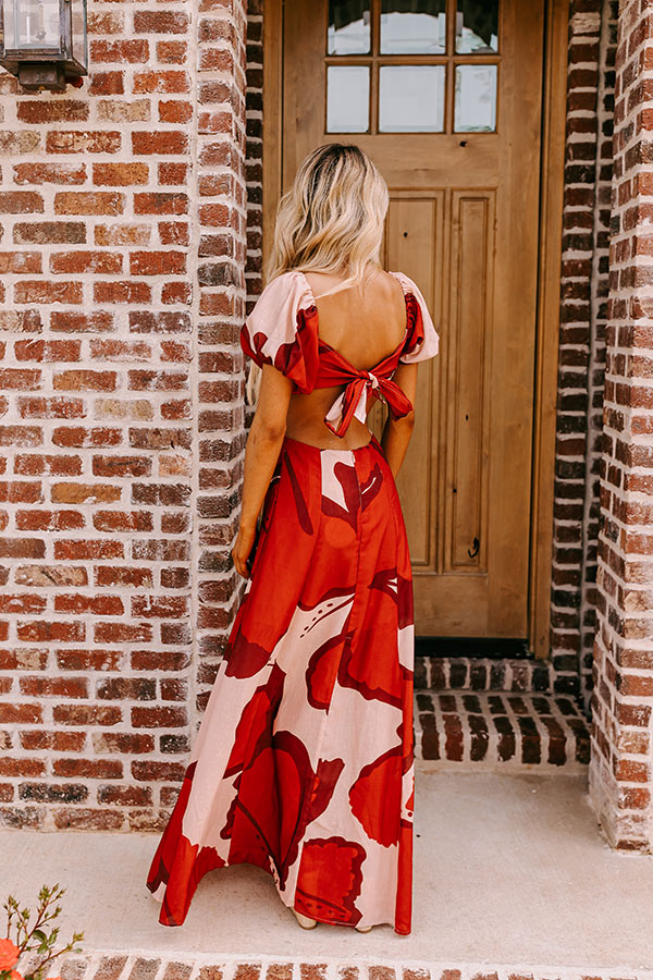 Ultimate Summer Luxe Cut-Out Maxi Dress