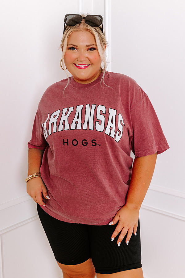 Premium Arkansas Hogs Vintage Graphic Tee - Ultimate Game Day Style