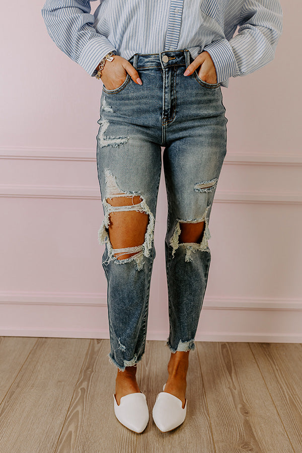 Ultimate High Waist Distressed Denim - Risen The Maya Collection