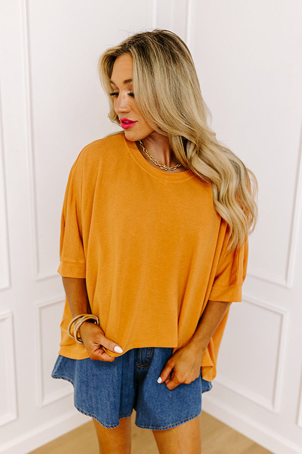 Ultimate Rust Shift Top - Effortless Style