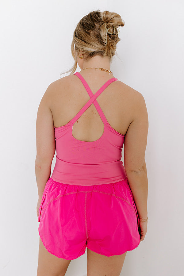 Ultimate Pilates Romper - Pink