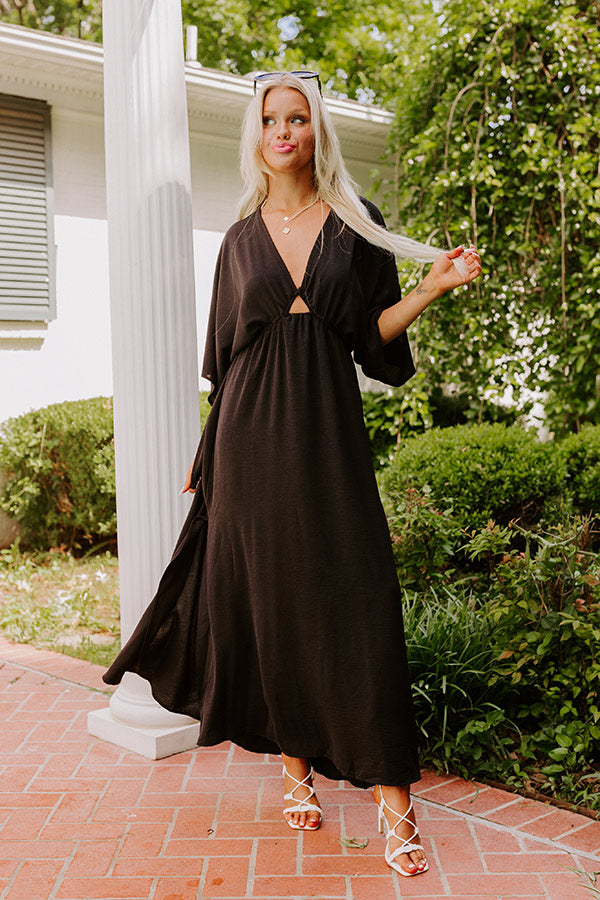 Ultimate Tulum Maxi Dress - Premium Black