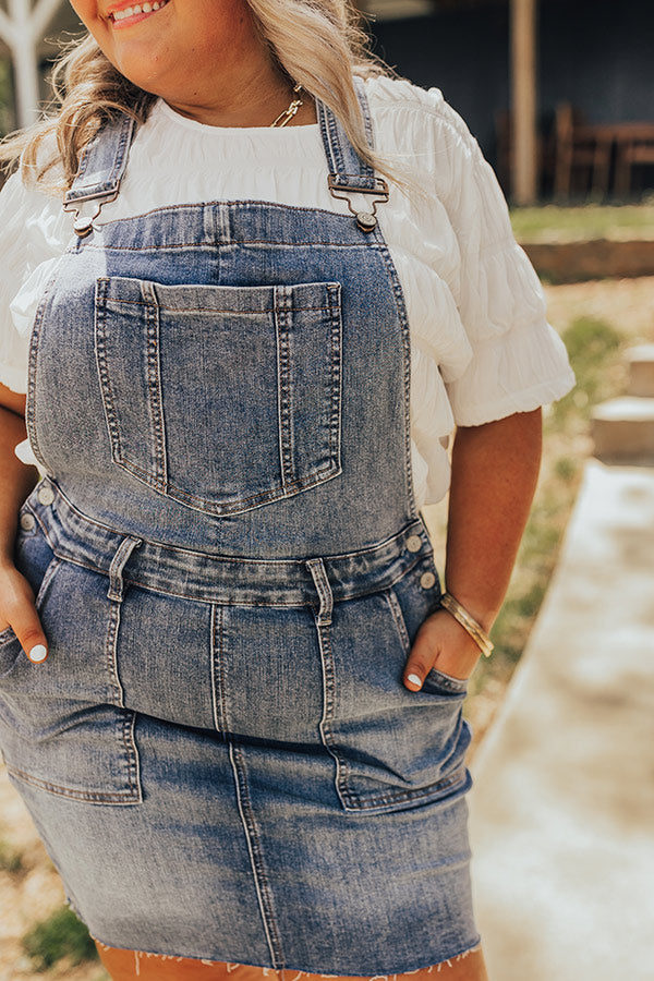 Premium Judy Blue Josephine Denim Skirtall for Curves