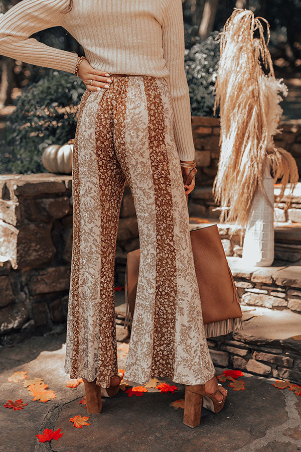 Premium Boho Flare Pants in Camel - Ultimate Style Statement