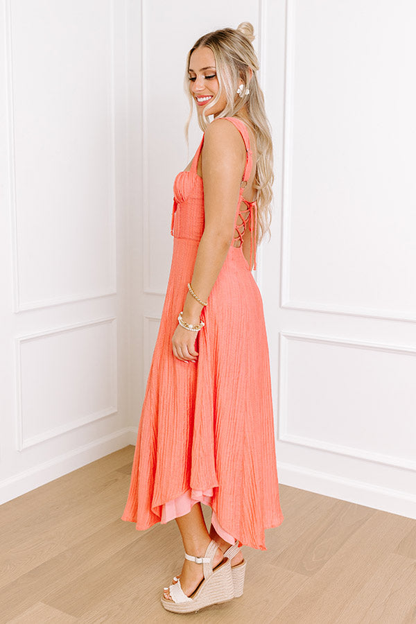 Ultimate Sorbet & Sunshine Midi Dress