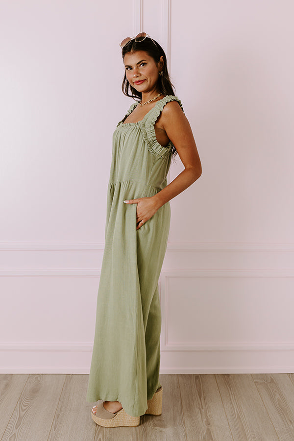 Premium Linen-Blend Jumpsuit – Ultimate Style Upgrade