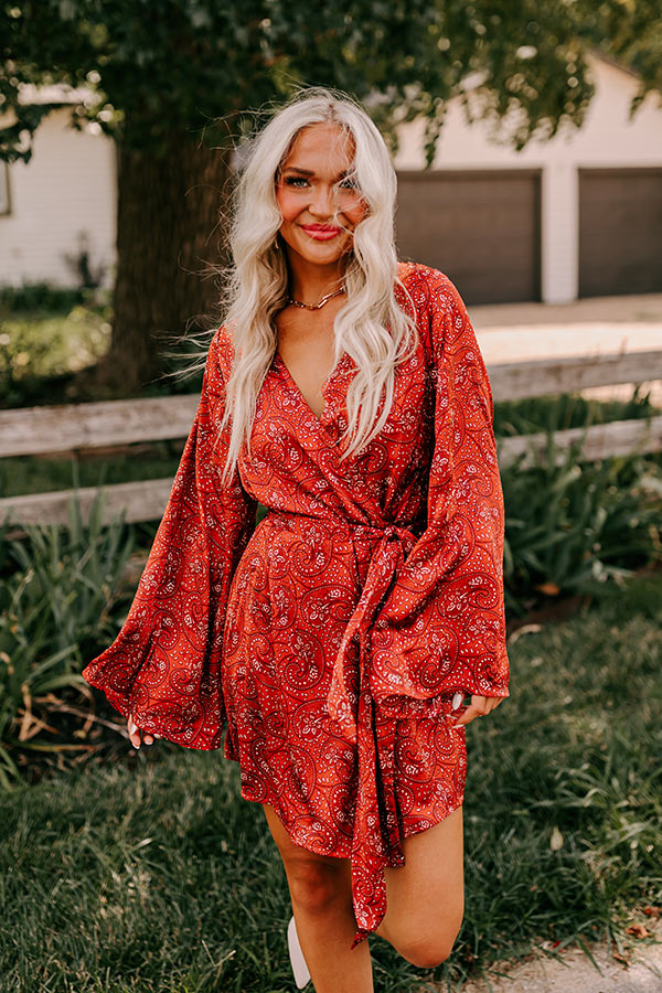 Ultimate London Floral Wrap Dress – Premium Style for City Strolls