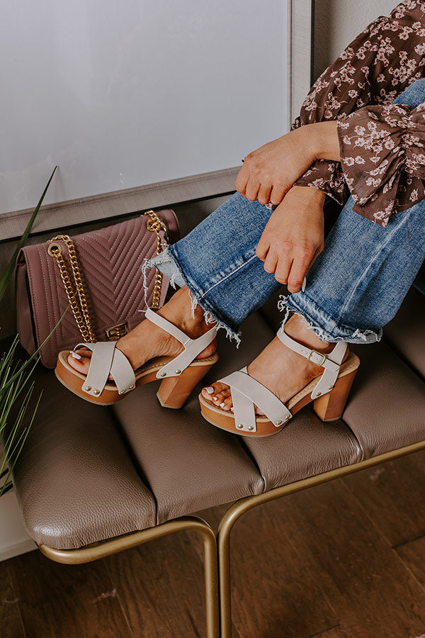 Premium Rylee Heel in Birch - Ultimate Boho Chic