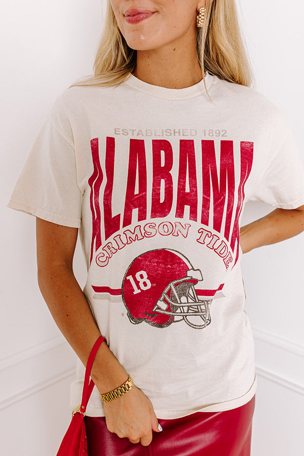 Premium Alabama Crimson Tide Vintage Graphic Tee