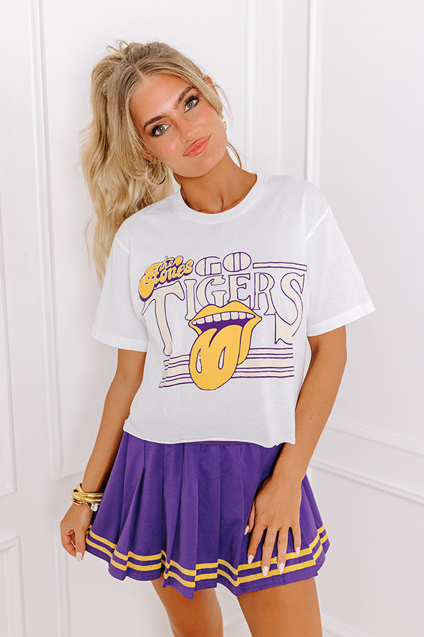 The Stones Ultimate Go Tigers Vintage Crop Tee