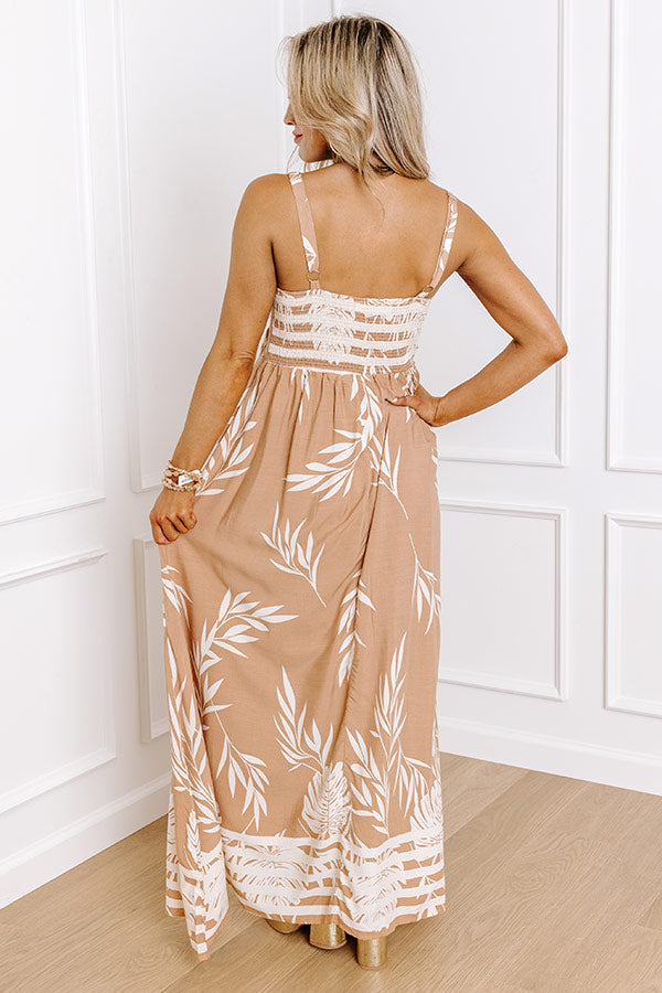 Ultimate Tropical Elegance Maxi Dress