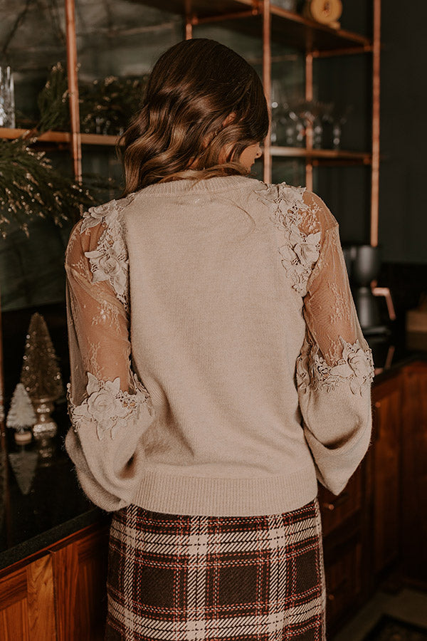 Ultimate Romantic Knit Sweater Top