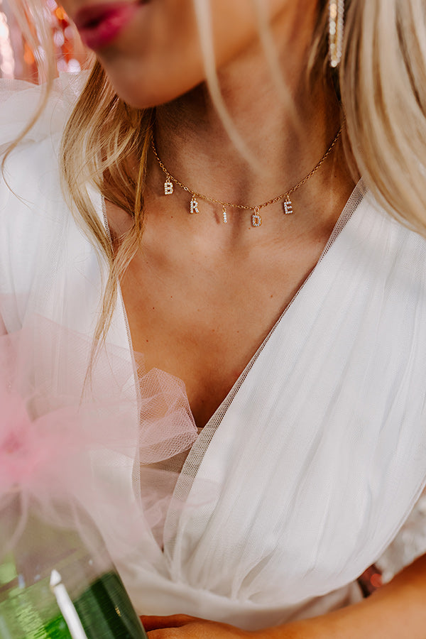 Premium Bride Dainty Necklace - Ultimate Bridal Jewelry