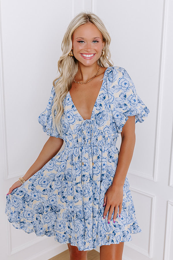 Premium Graceful Garden Mini Dress - Ultimate Summer Style