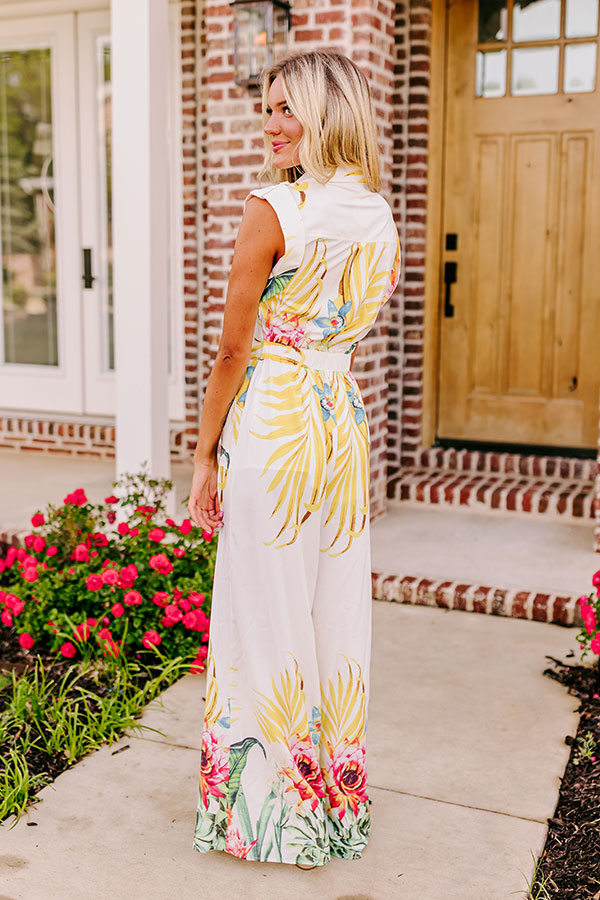 Premium Tropical Escape Jumpsuit - Ultimate Summer Style