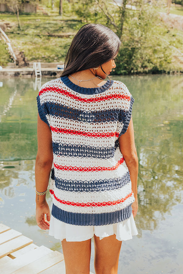 Premium Lake Days Knit Stripe Top - Ultimate Summer Style