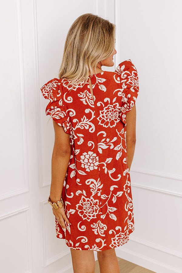 Ultimate Whimsical Floral Mini Dress