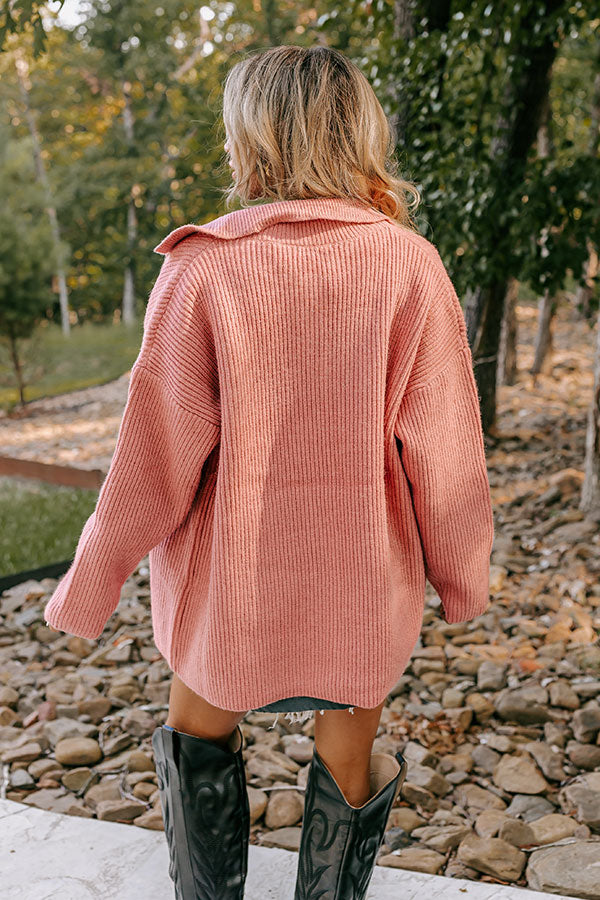 Premium Blush Knit Jacket - Ultimate Fall Essential