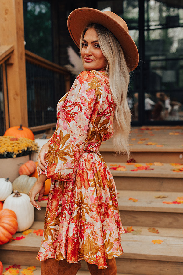 Premium Venice Days Floral Wrap Dress - Ultimate Style Upgrade