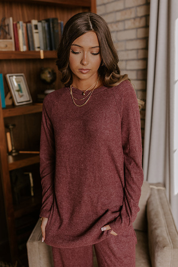 Ultimate Cozy Vibes Ribbed Top - Premium Comfort & Style