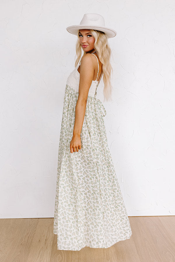 Ultimate Boho Chic Vino On The Veranda Maxi Dress