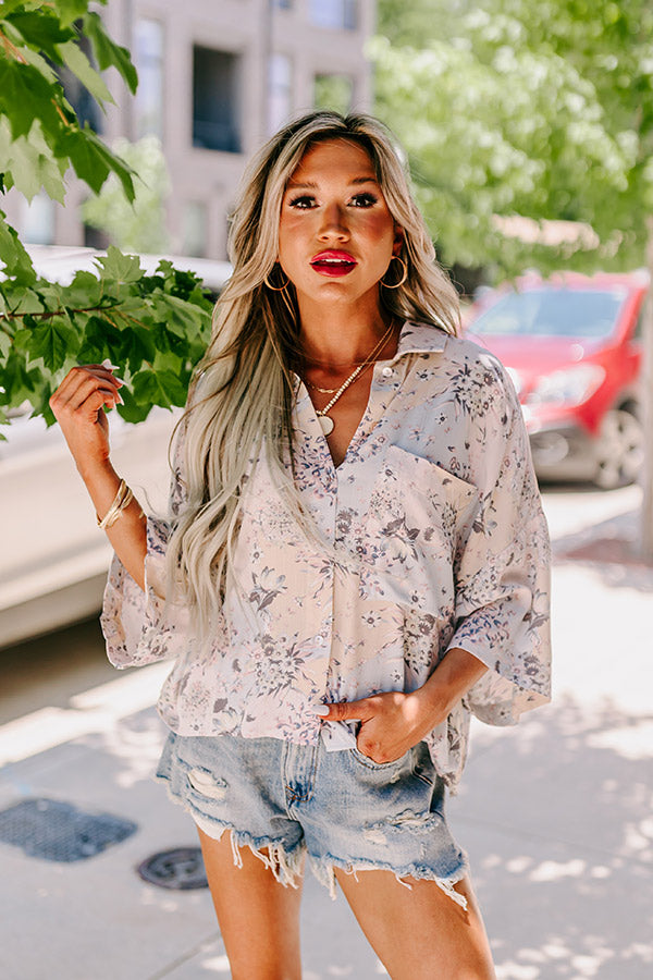 Ultimate Summer Floral Button-Up Shirt